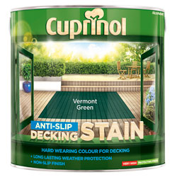 Cuprinol 5083458 Anti-Slip Decking Stain Vermont Green 2.5 litre