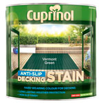 Cuprinol 5083458 Anti-Slip Decking Stain Vermont Green 2.5 litre