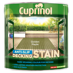 Cuprinol 5083465 Anti-Slip Decking Stain Golden Maple 2.5 litre