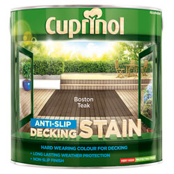 Cuprinol 5092617 Anti-Slip Decking Stain Boston Teak 2.5 litre