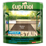 Cuprinol 5092617 Anti-Slip Decking Stain Boston Teak 2.5 litre