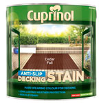 Cuprinol 5092618 Anti-Slip Decking Stain Cedar Fall 2.5 litre