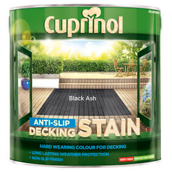 Cuprinol 5122405 Anti-Slip Decking Stain Black Ash 2.5 litre