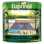 Cuprinol 5122407 Anti-Slip Decking Stain Urban Slate 2.5 litre