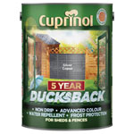 Cuprinol 5095343 Ducksback 5 Year Waterproof for Sheds & Fences Silver Copse 5L