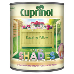 Cuprinol 5244471 Garden Shades Dazzling Yellow 1 litre