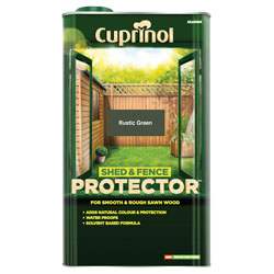 Cuprinol 5095351 Shed & Fence Protector Rustic Green 5 litre