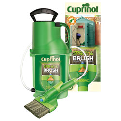 Cuprinol 6133940 Spray & Brush 2-in-1 Pump Sprayer