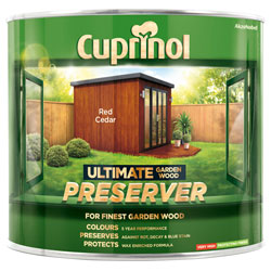 Cuprinol 5206081 Ultimate Garden Wood Preserver Red Cedar 1 litre