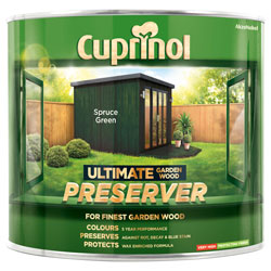 Cuprinol 5206082 Ultimate Garden Wood Preserver Spruce Green 1 litre