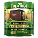 Cuprinol 5206086 Ultimate Garden Wood Preserver Country Oak 4 litre