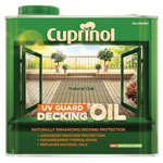 Cuprinol 5122411 UV Guard Decking Oil Natural Oak 2.5 litre