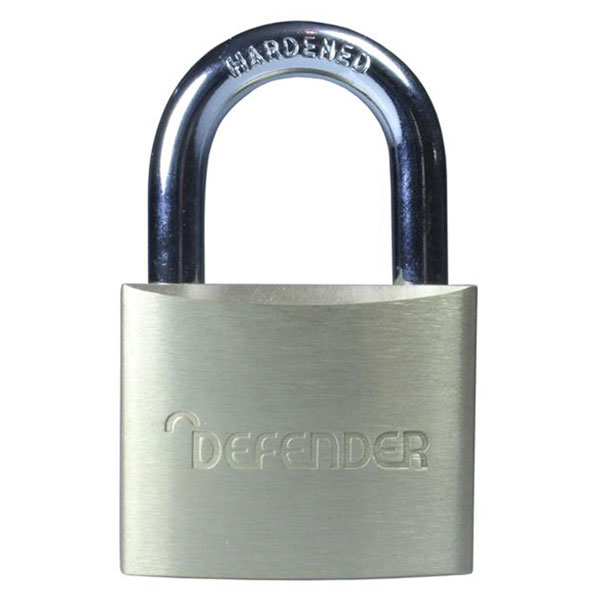 Defender DFBP4Q Brass Padlock Quad Pack 40mm