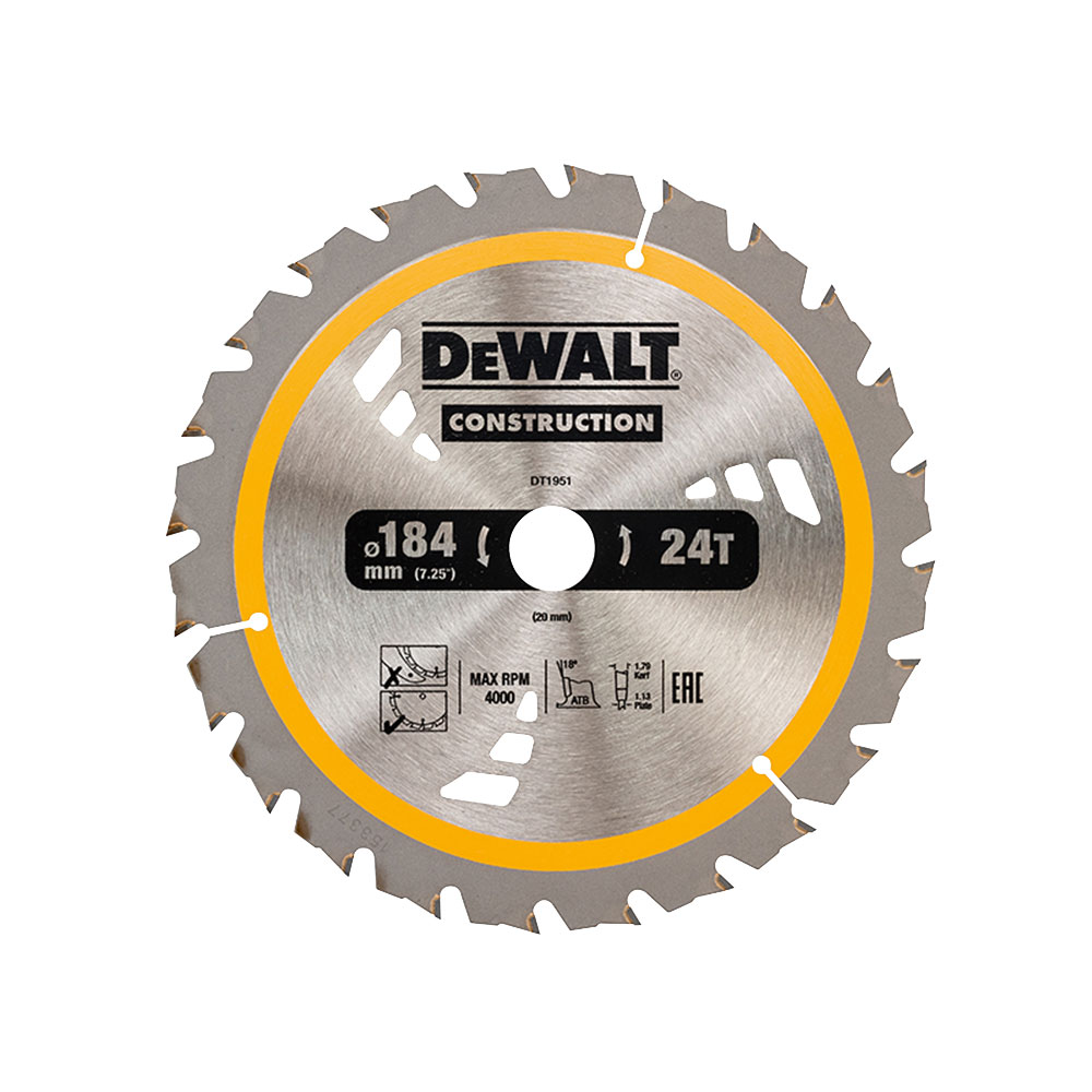 Dewalt 24t saw blade hot sale