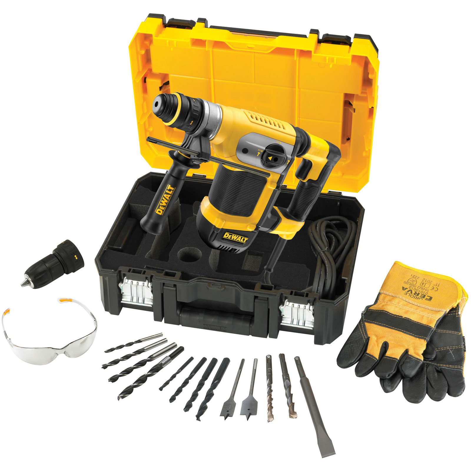 DEWALT D25417KT LX 4kg SDS Plus Combination Hammer 1000W 110V