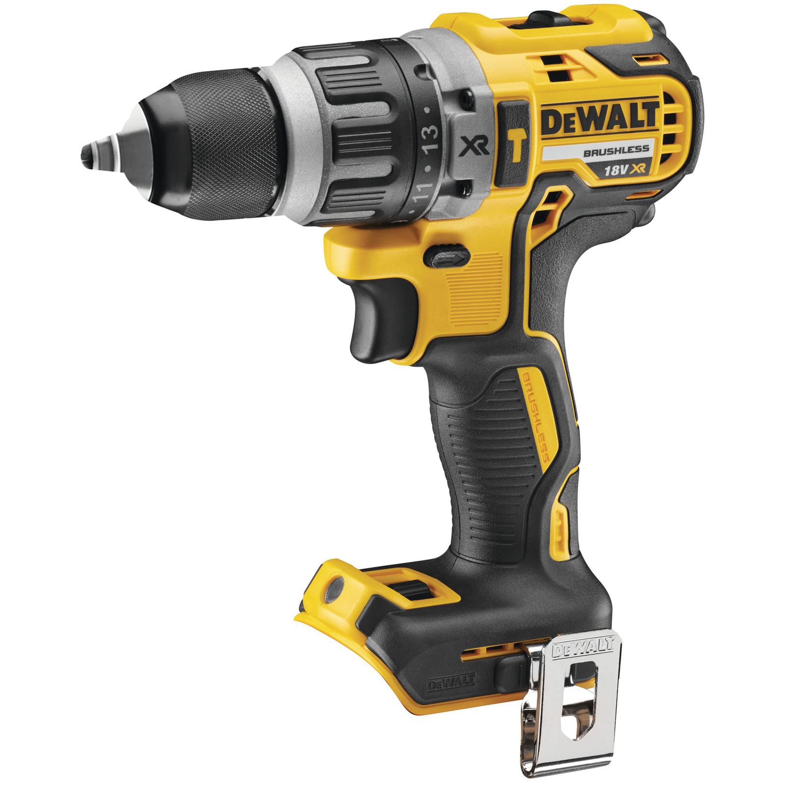 DEWALT DCD796N XR Brushless Combi Drill 18V Bare Unit | Rapid Electronics