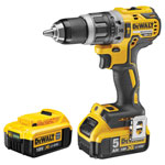 DEWALT DCD796P2 XR Brushless Combi Drill 18V 2 x 5.0Ah Li-ion