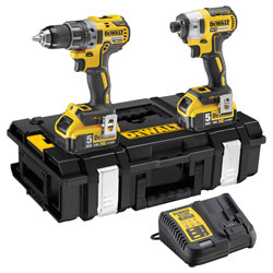 DEWALT DCK266P2 XR Brushless Twin Pack 18V 2 x 5.0Ah Li-ion