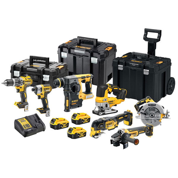 Dewalt Dck755p3t Xr Brushless 7 Piece Kit 18v 3 X 50ah Li Ion