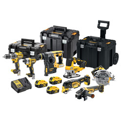 DEWALT DCK755P3T XR Brushless 7 Piece Kit 18V 3 x 5.0Ah Li-ion