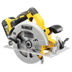 DEWALT DCS570P2 XR Brushless Circular Saw 184mm 18V 2 x 5.0Ah Li-ion