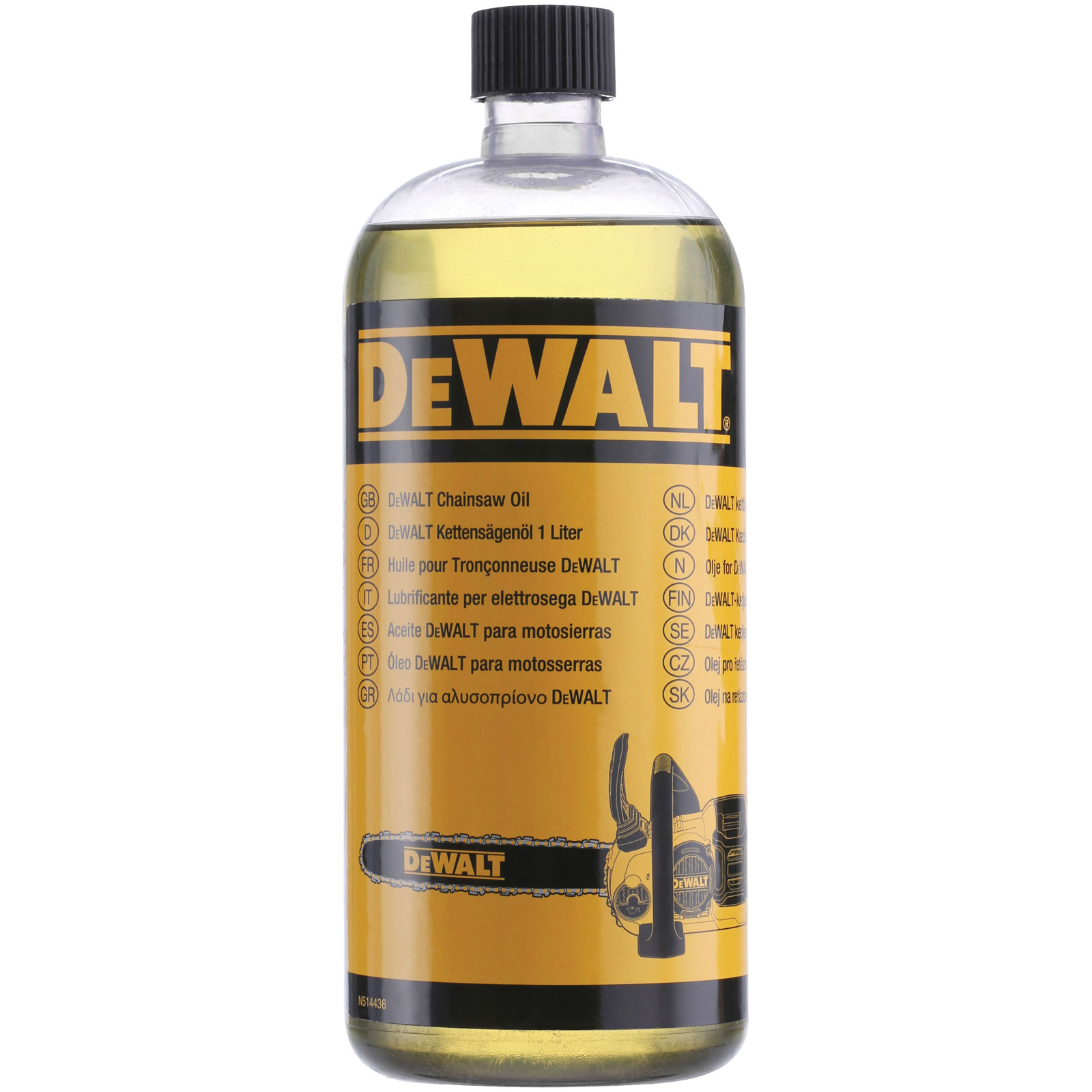 DEWALT DT20662 Chainsaw Oil 1 litre Rapid Online