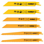 DEWALT DT2444 Reciprocating Saw Blade Set 6 Piece
