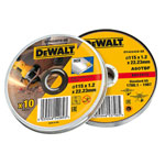 DEWALT DT42335TZ Inox Metal/Stainless Cutting Disc 115 x 1.2 x 22.23mm (Tin 10)