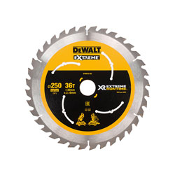 DEWALT DT99572-QZ Extreme Runtime FlexVolt Mitre Saw Blade 250 x 30mm x 36T