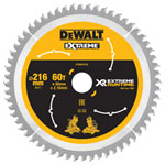 DEWALT DT99570-QZ FlexVolt XR Circular Saw Blade 216 x 30mm x 60T