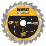 DEWALT DT99565-QZ FlexVolt XR Table Saw Blade 210 x 30mm x 24T