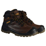 DEWALT Newark S3 Waterproof Safety Hiker Brown Boots UK 7 EUR 41