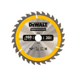 DEWALT DT1932-QZ Portable Construction Circular Saw Blade 160 x 20mm x 30T