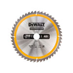DEWALT DT1957-QZ Stationary Construction Circular Saw Blade 250 x 30mm x 48T