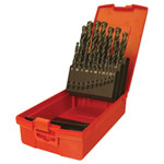 Dormer A19018 A190 No.18 Imperial HSS Drill Set of 29 1/16 - 1/2in x 64ths