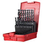 Dormer A190201 A190 No.201 Metric HSS Drill Set of 19 1.0-10.0 x 0.5mm