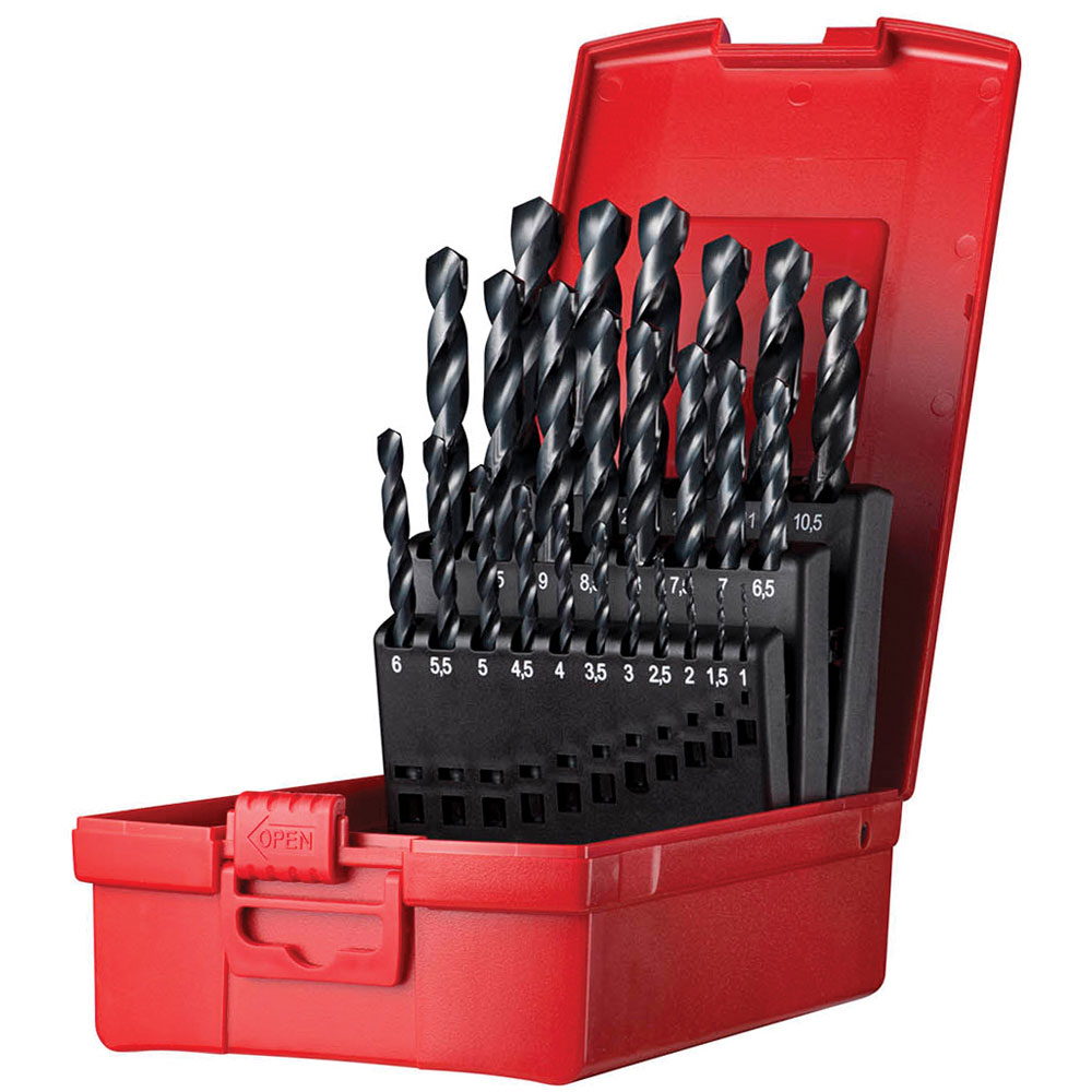 Dormer A190204 A190 No.204 Metric HSS Drill Set Of 25 1.0-13.0 X 0.5mm ...