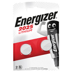 Energizer® S5311 CR2025 Coin Lithium Battery (Pack 2)