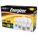 Energizer® S14057 LED ES (E27) Opal GLS Non-Dim Bulb Warm White 806lm 8.2W Pk4