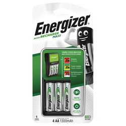 Energizer® S5242 Maxi Charger plus 4 x AA 1300 mAh Batteries