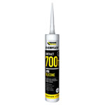 Everbuild 700TBK 700T LMN Silicone Black 300ml