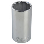 Expert E117286 Bi-Hexagon Deep Socket 1/2in Drive 21mm