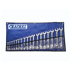 Expert E110313 Combination Spanner Set with Tool Roll, 18 Piece