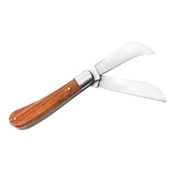 Expert E117767 Twin-Blade Electrician's Knife