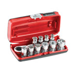 Facom RXPICO 1/4in Drive 6-Point Hex Metric Socket Set, 11 Piece