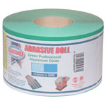 Faithfull FAIAR11580G Aluminium Oxide Sanding Paper Roll Green 115mm x 50m 80G