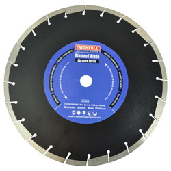 Faithfull SVA8035025 Abrasive Diamond Blade 350 x 25.40mm