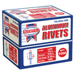Faithfull FAIAR3L1000 Aluminium Rivets 3.2 x 13mm Long Bulk Pack of 1000