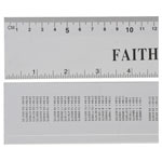 Faithfull FAIRULE300 Aluminium Rule 300mm / 12in