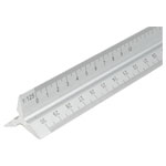 Faithfull FAIRULETRI Aluminium Rule 300mm Triangle